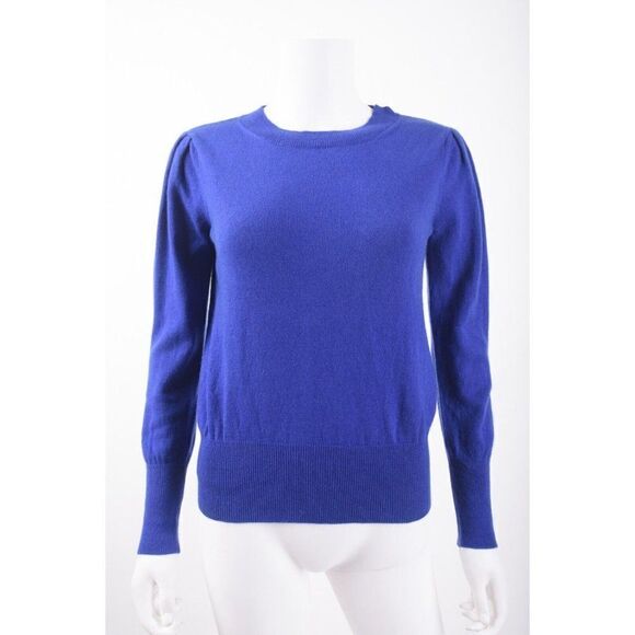 Massimo Dutti Womans Sweater Size XS Royal Blue Wool cashmere 5606/817 - Picture 1 of 6